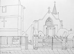 横浜・山手カトリック教会：「ロザリオ」